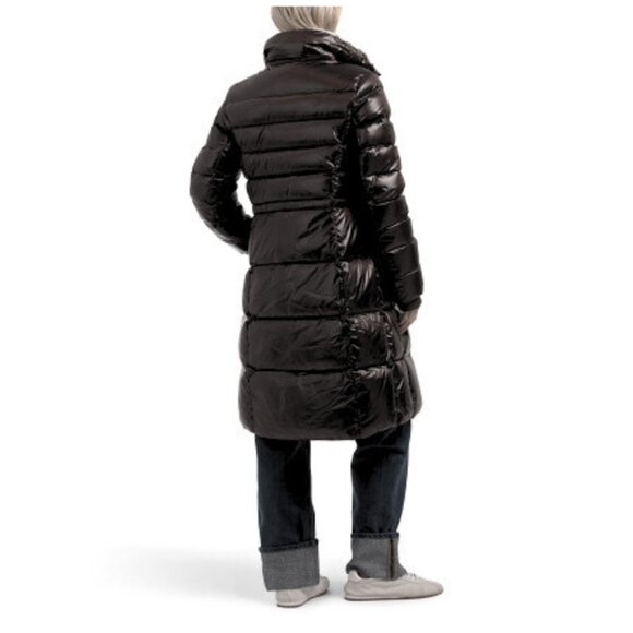 Scotch & Soda Willemina Quilted Duck Coat in Black - Picture 3 of 3